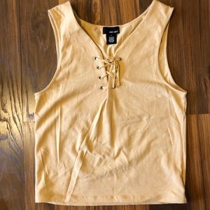 Peach colored tie top